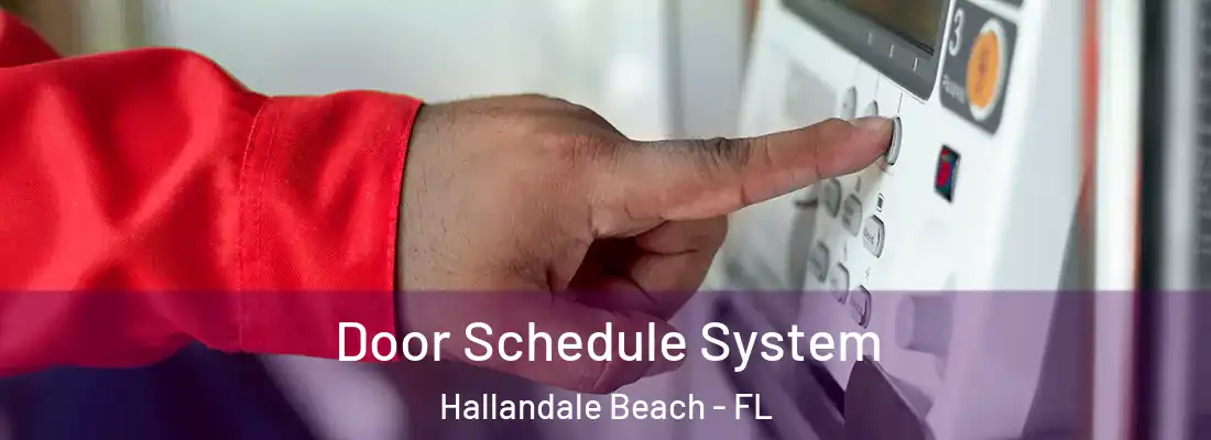  Door Schedule System Hallandale Beach - FL